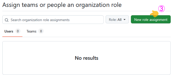 Role assignmentを追加